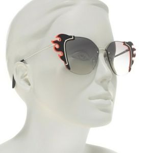 PRADA - IRREGULAR CAT EYE SUNGLASSES- NEW